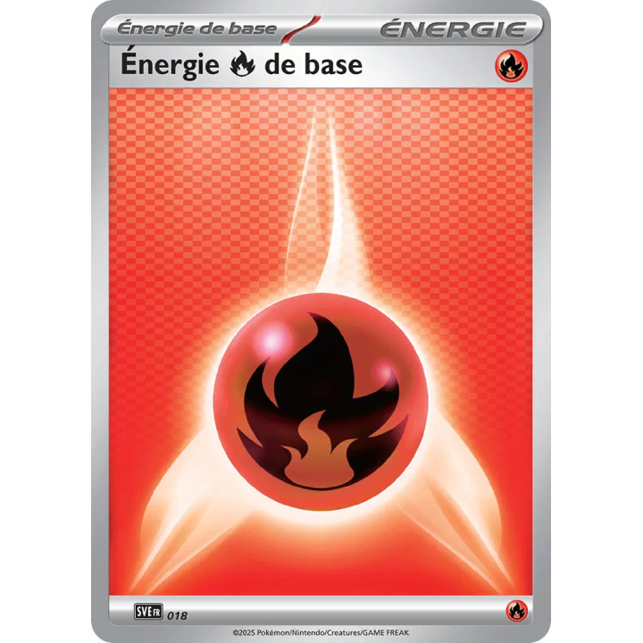 Energie Feu 018/024 | Écarlate et Violet | Carte Pokemon FR