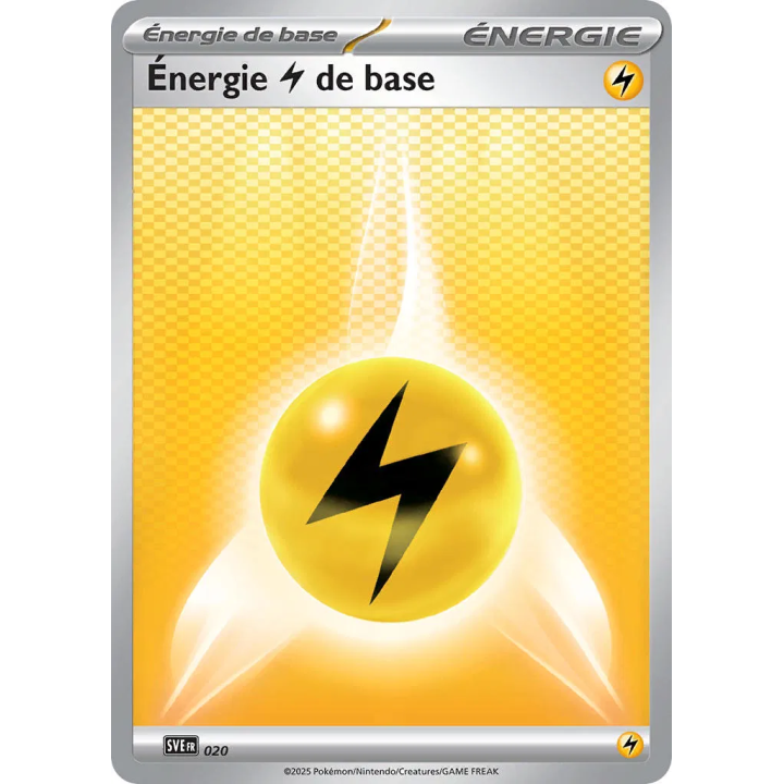 Energie Electrique de Base 020/024 | Écarlate et Violet | Carte Pokemon FR