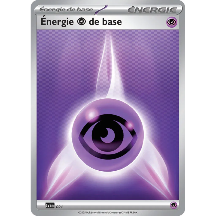 Energie Psy de Base 021/024 | Écarlate et Violet | Carte Pokemon FR