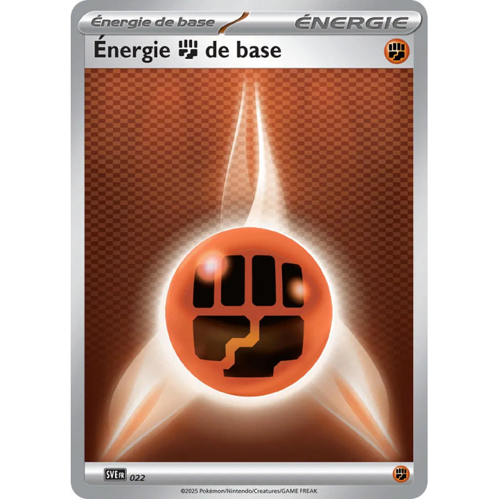 Energie Combat de Base 022/024 | Écarlate et Violet | Carte Pokemon FR