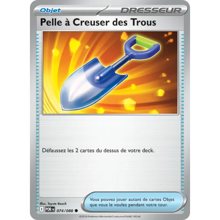 Pelle à Creuser des Trous 074/088
