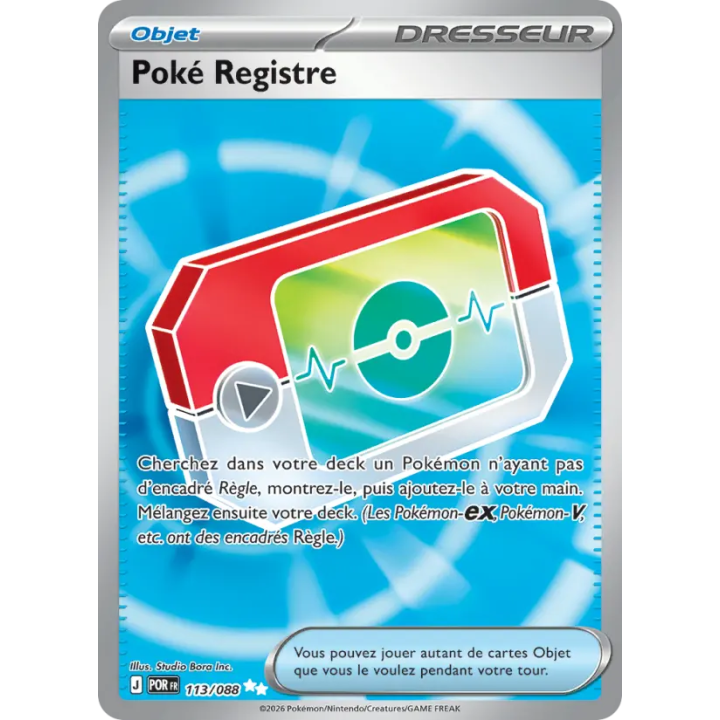 Poké Registre 113/088