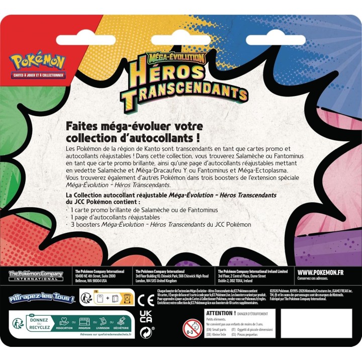 Pokémon Charmander Tech Sticker Collection FR | Ascended Heroes