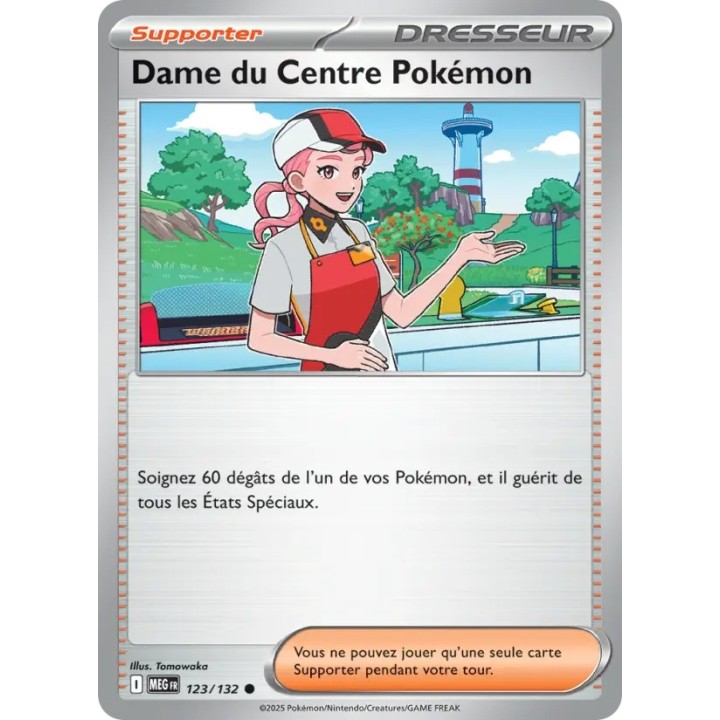 Dame du Centre Pokémon 123/132