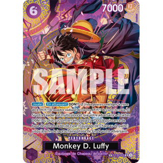 Monkey.D.Luffy (ST26-005) (SP) [OP15] - FR - Carte gradée CollectAura 10 GEM MINT