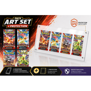 Pokémon Obsidian Flames Art Set + Acrylic Protection Pack