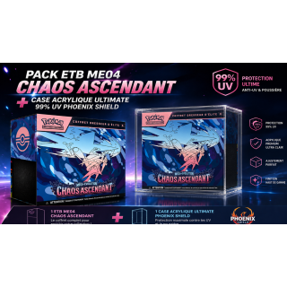 Pokémon ME04 Chaos Ascendant ETB + Acrylic Case Pack