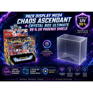 Pokémon ME04 Chaos Ascendant Display + Crystal Box Pack