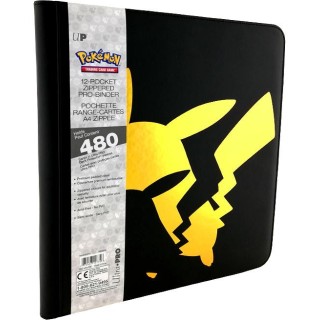 Ultra Pro - Pokémon Elite Series Pikachu - PRO-Binder zippé 12 cases - 480 cartes