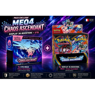 Pokémon - Pack ME04 Chaos Ascendant - Display 36 Boosters + ETB - FR
