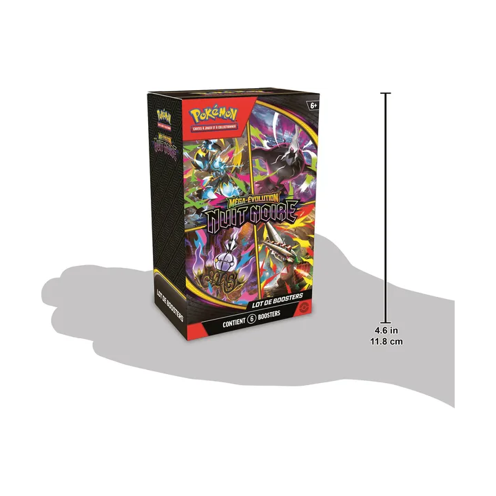 Bundle 6 boosters Pokémon ME05 Nuit Noire FR | Mint2Play