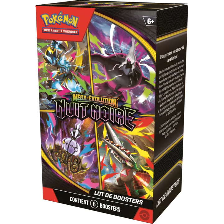 Bundle 6 boosters Pokémon ME05 Nuit Noire FR | Mint2Play