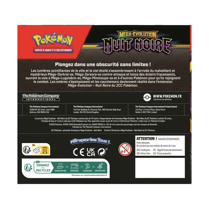 Pokémon ME05 Nuit Noire 36 Booster Display FR | Mint2Play