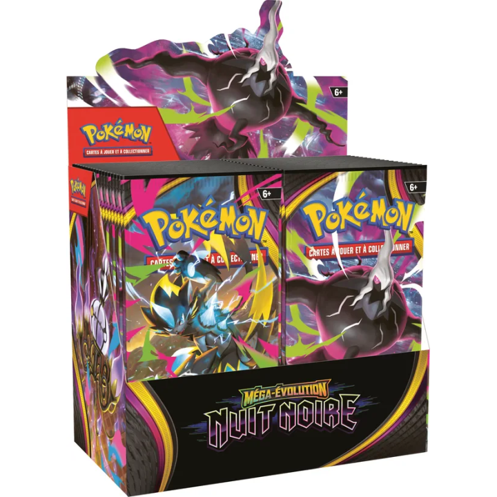 Pokémon - Display de Pack de Booster Méga-Évolution - ME05 Nuit Noire (Display x36) - FR