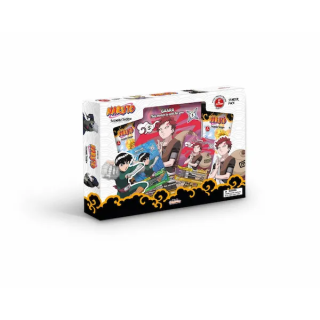 NARUTO Mythos TCG - SET 2 SHINOBI SHIREN 1st Edition, Special Pack Design A GAARA & ROCK LEE - FR