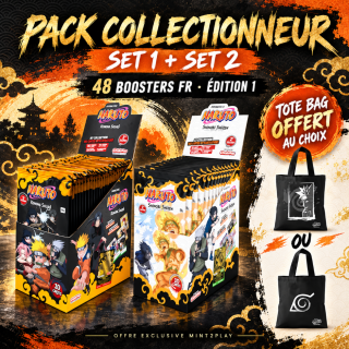 Naruto Mythos SET 1 + SET 2 FR 2-Display Bundle