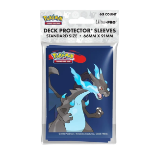 Ultra PRO – Sleeves Pokémon DECK PROTECTOR® – 65 pochettes – Modèle au choix Mega-Dracofeu / Charizard