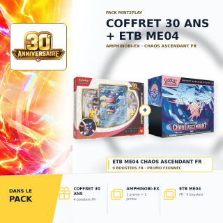 Greninja ex 30th Bundle + ME04 ETB French | Mint2Play