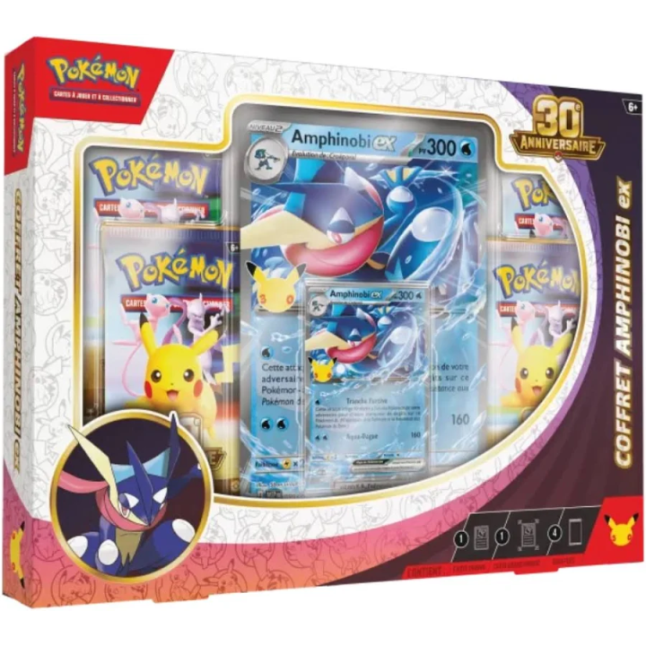 Greninja ex 30th Bundle + ME04 ETB French | Mint2Play