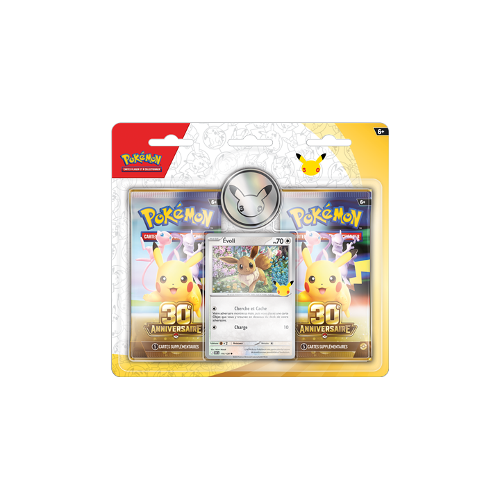 Pack Pokémon 30 ans Évoli + Portfolio Pikachu FR | Mint2Play