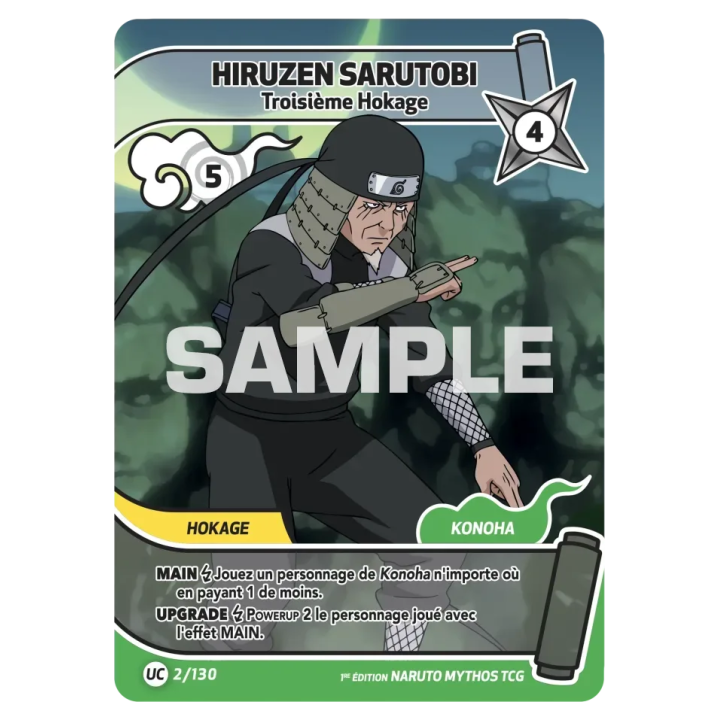 Hiruzen Sarutobi 002/130 Konoha Shidō
