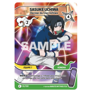 Sasuke Uchiwa 013/130 Konoha Shidō