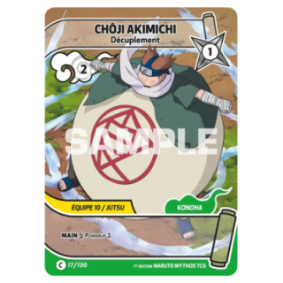 Chôji Akimichi 017/130 Konoha Shidō