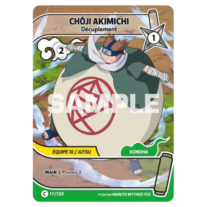 Chôji Akimichi 017/130 Konoha Shidō