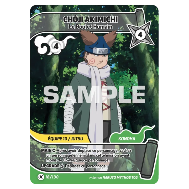 Chôji Akimichi 018/130 Konoha Shidō