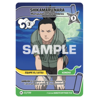 Shikamaru Nara 022/130 Konoha Shidō