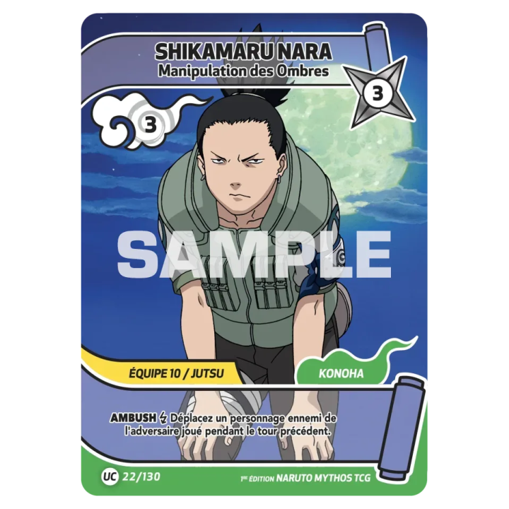 Shikamaru Nara 022/130 Konoha Shidō