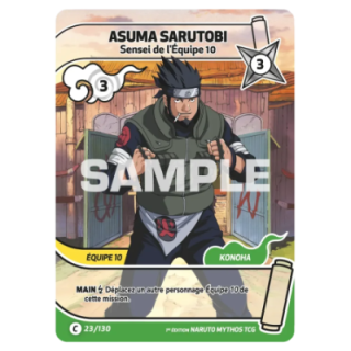 Asuma Sarutobi 023/130 Konoha Shidō