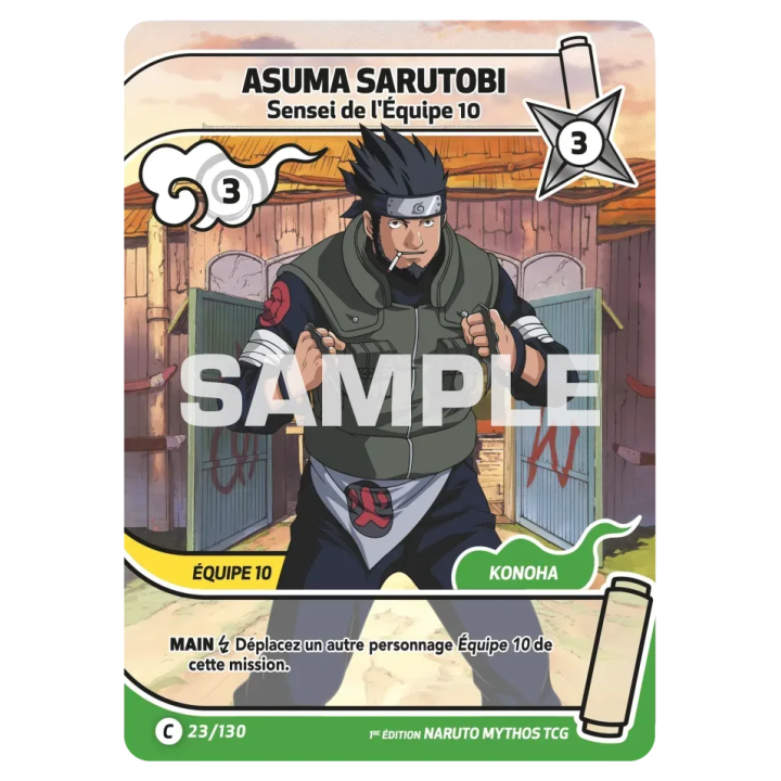 Asuma Sarutobi 023/130 Konoha Shidō
