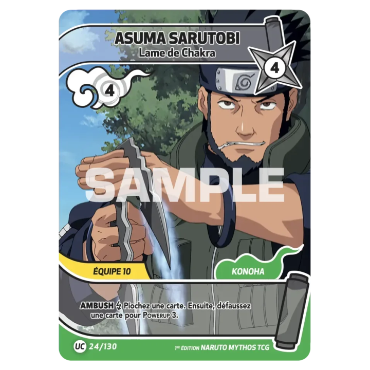 Asuma Sarutobi 024/130 Konoha Shidō