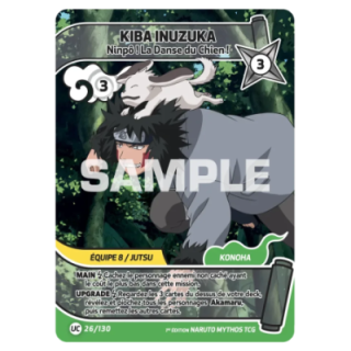 Kiba Inuzuka 026/130 Konoha Shidō