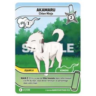 Akamaru 027/130 Konoha Shidō