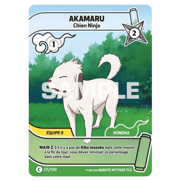 Akamaru 027/130 Konoha Shidō