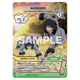 Akamaru 028/130 Konoha Shidō