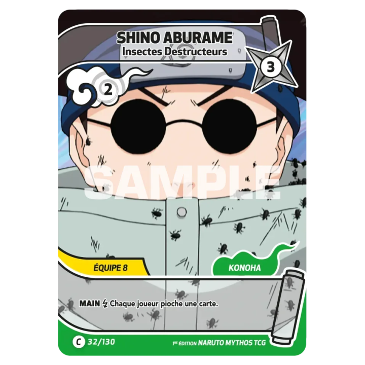 Shino Aburame 032/130 Konoha Shidō