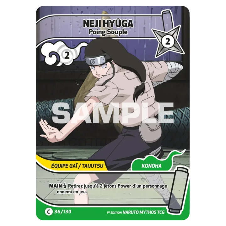 Neji Hyûga 036/130 Konoha Shidō