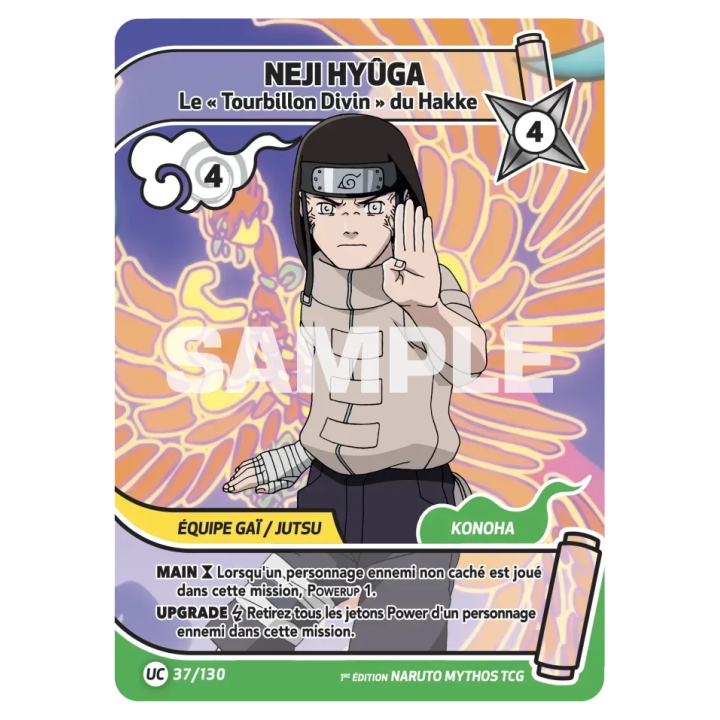 Neji Hyûga 037/130 Konoha Shidō
