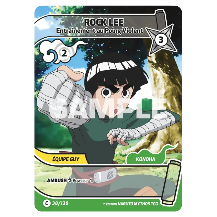 Rock Lee 038/130 Konoha Shidō