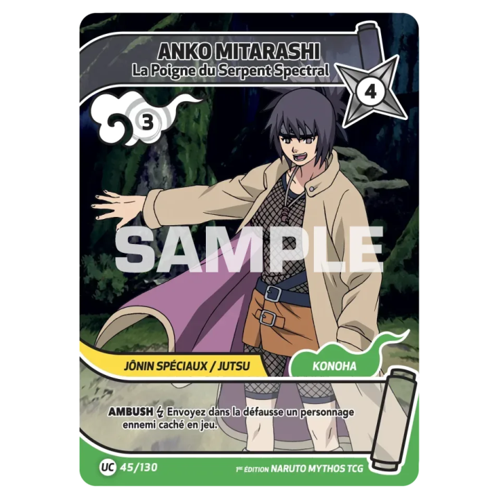 Anko Mitarashi 045/130 Konoha Shidō