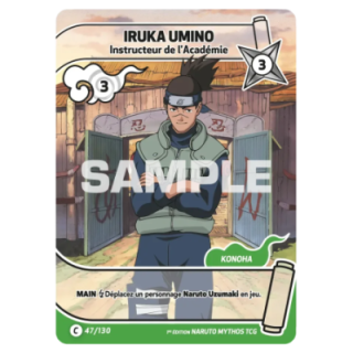 Iruka Umino 047/130 Konoha Shidō