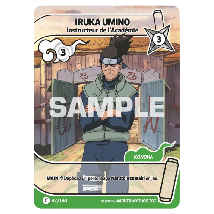 Iruka Umino 047/130 Konoha Shidō