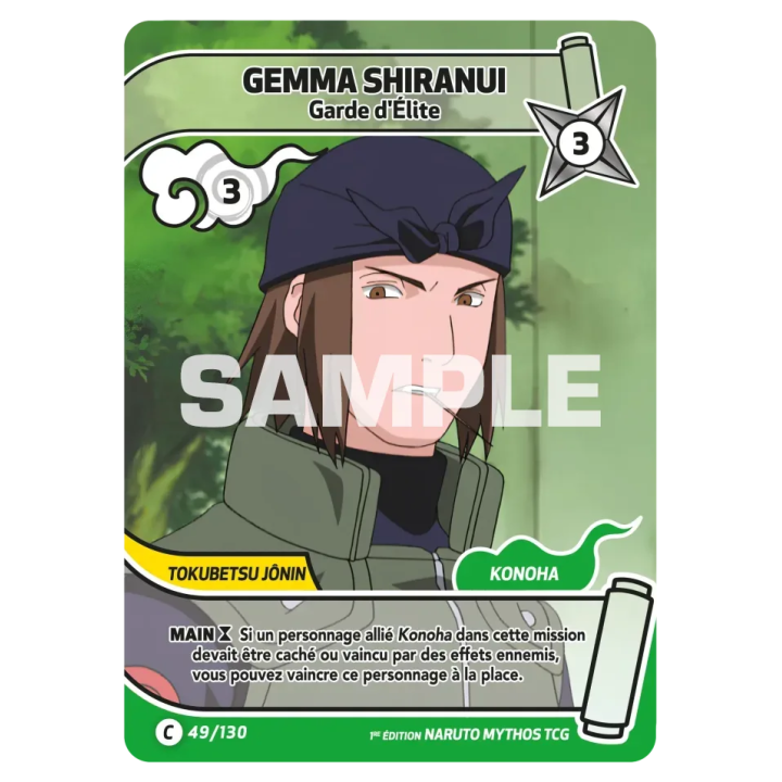 Gemma Shiranui 049/130 Konoha Shidō