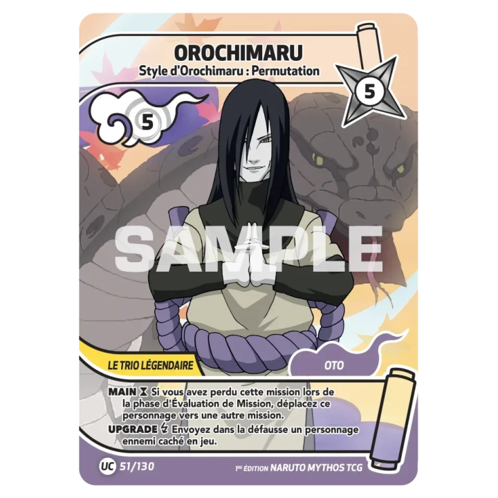 Orochimaru 051/130 Konoha Shidō