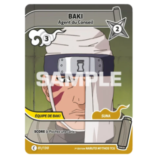Baki 081/130 Konoha Shidō