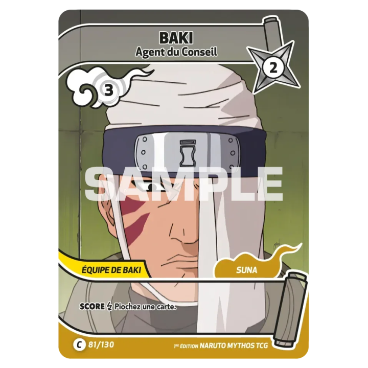 Baki 081/130 Konoha Shidō