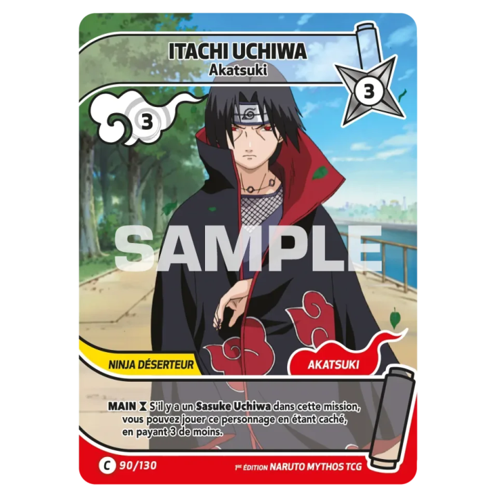 Itachi Uchiwa 090/130 Konoha Shidō